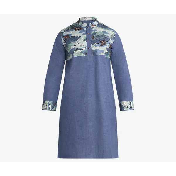 MAHAL Blue Japanese Serenity Panjabi