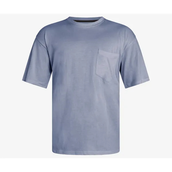 Strides Steel Blue Relaxed Drop Shoulder T-Shirt (Unisex)