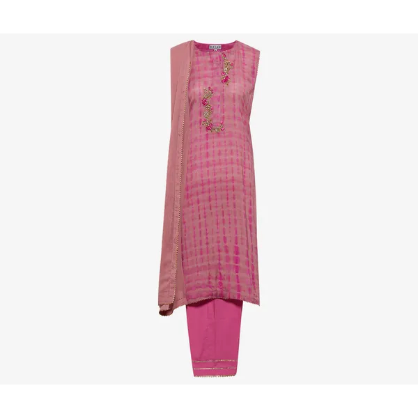 Haiku Pink Candyfloss Kurti (3 Piece Set)