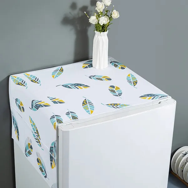 Leaf Design Fridge Dust Cover