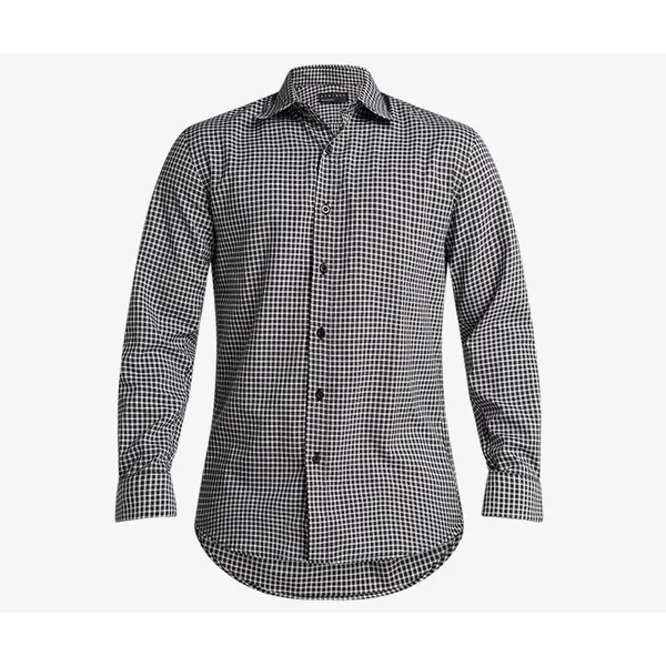 Preppy Black Gingham Shirt