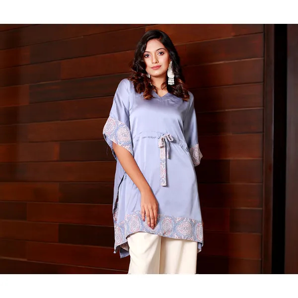 MAHAL Frosty Lavender Kaftan